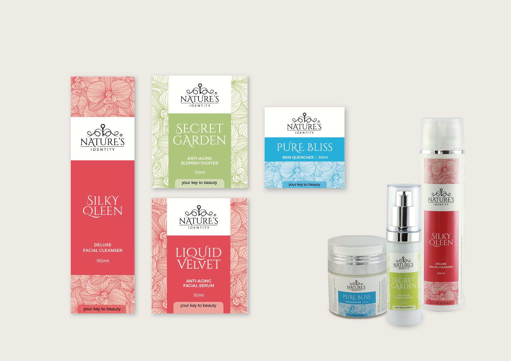 new zealand natural skincare brand product label range